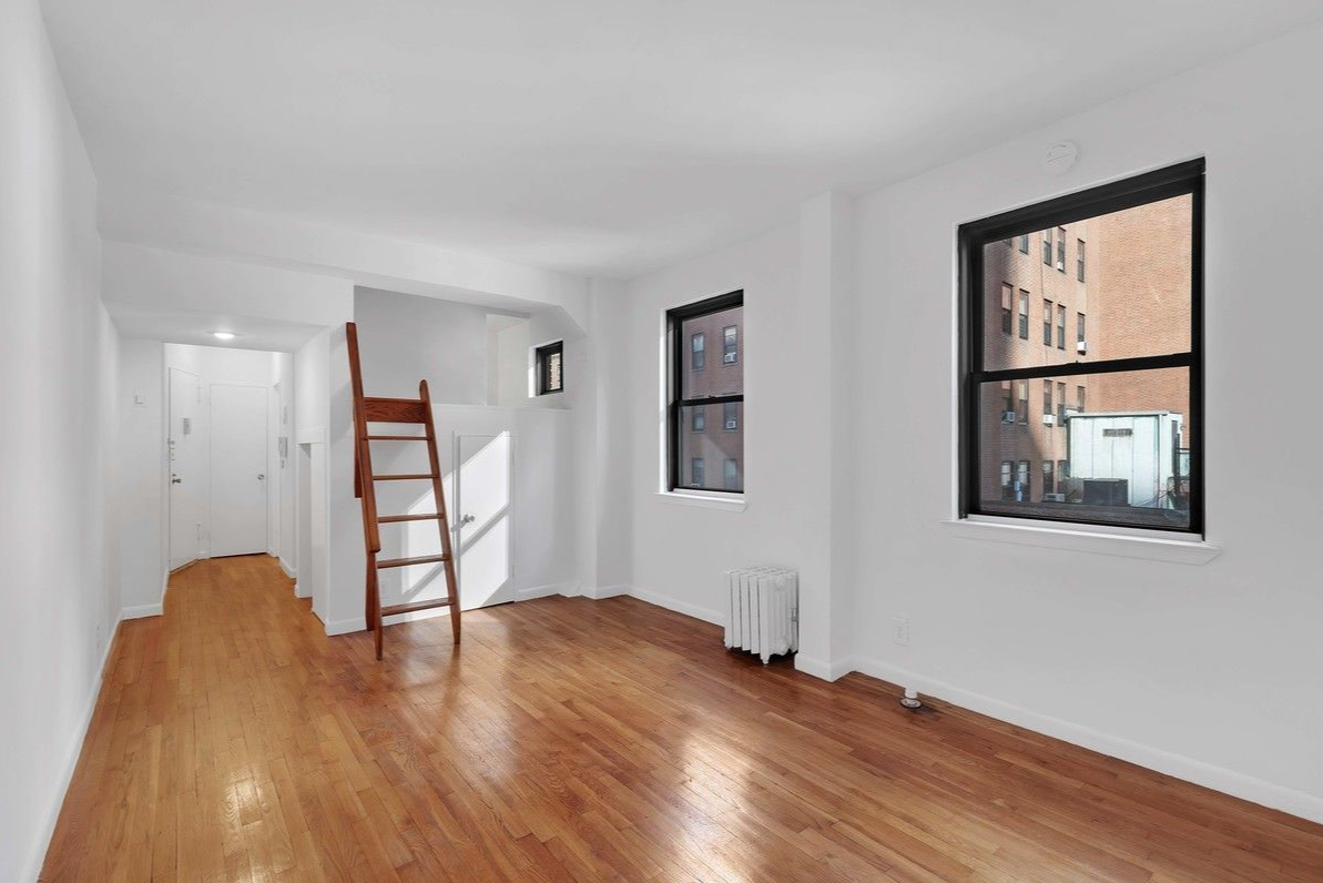 Would you rent this Murray Hill studio with a windowed sleeping loft